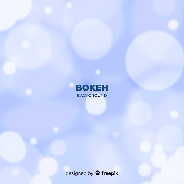 Blue bokeh background design