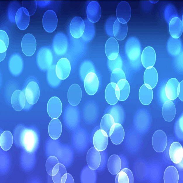 Free Vector blue bokeh effect background