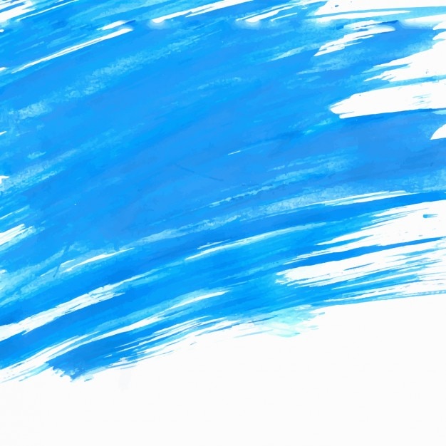 Free Vector blue brush strokes background
