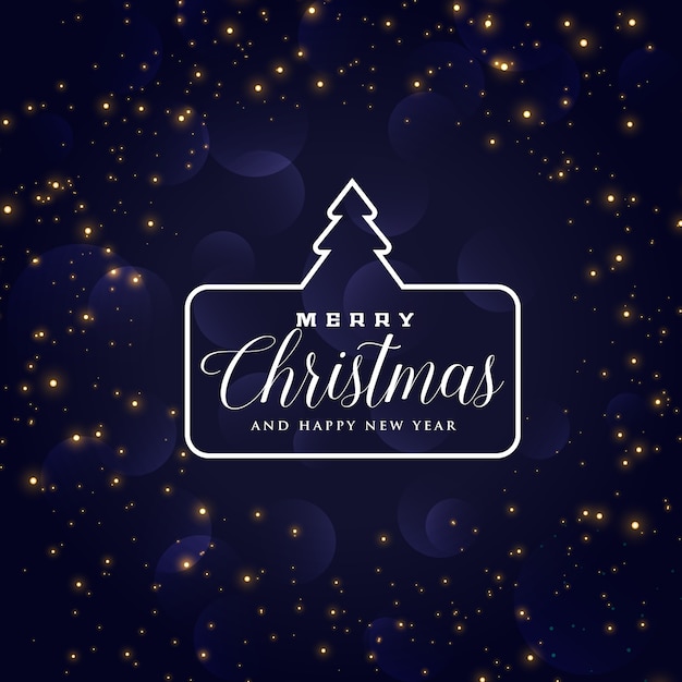 青いクリスマスの休日の背景のデザイン