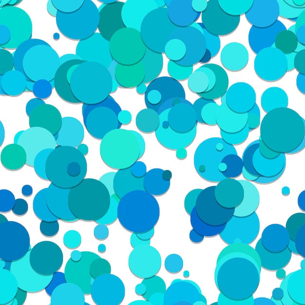 Blue circles pattern background