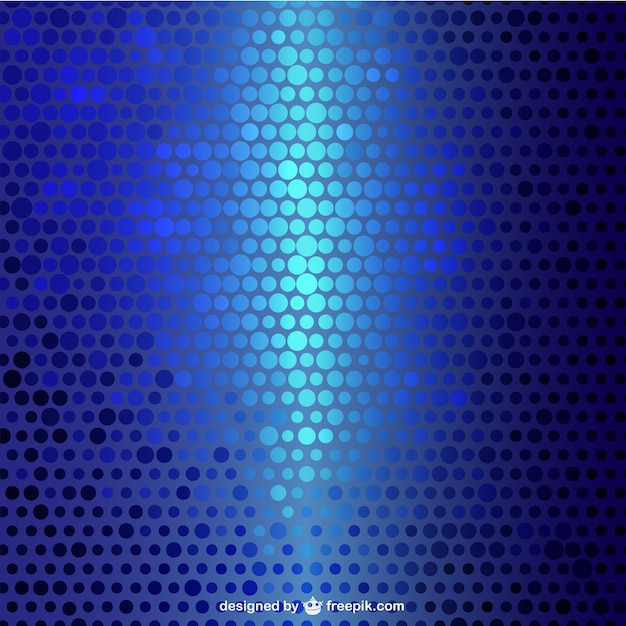 Free vector blue circles pattern background