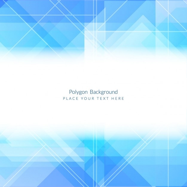 Blue color polygonal shape background