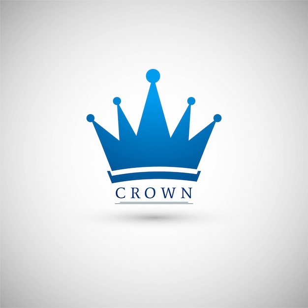 Blue crown logotype