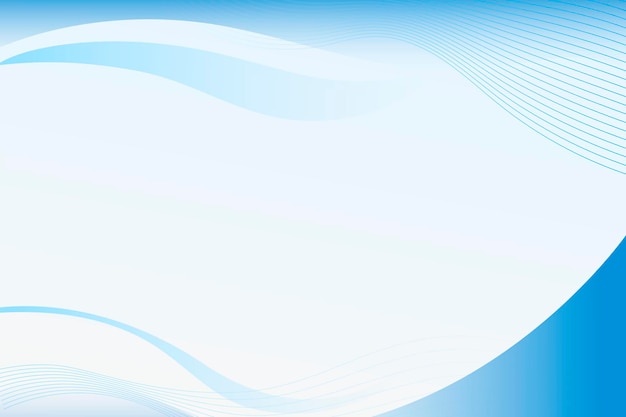 Blue curve background Free Vector