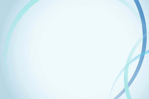 Free vector blue curve frame template