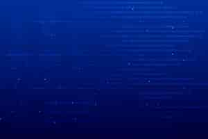 Free vector blue data technology background vector with binary code