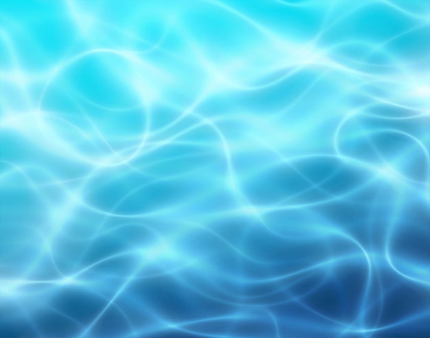 Blue deep water and sea abstract natural background.