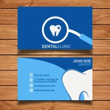 dentist business cards