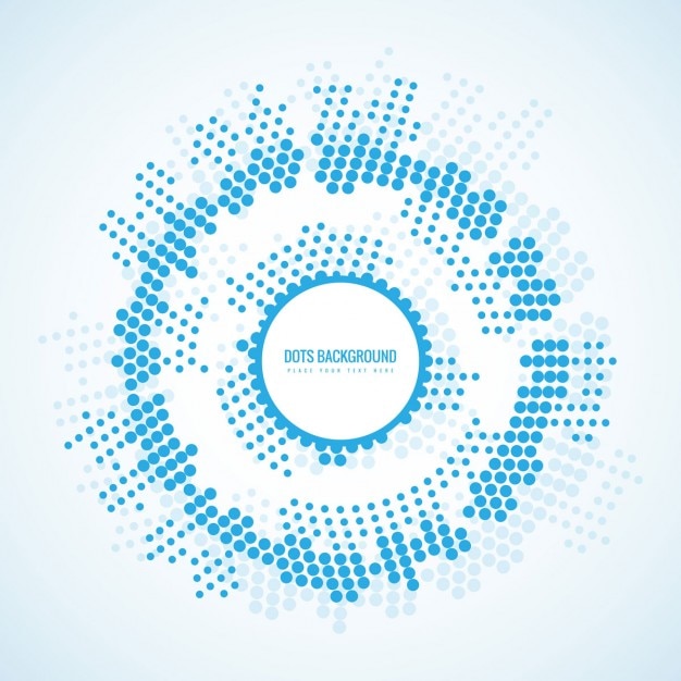 Free Vector blue dots background