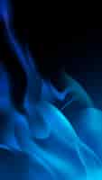 Бесплатное векторное изображение Голубое пламя фон