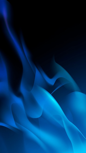 Blue flame background