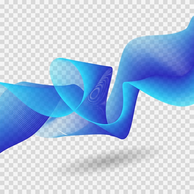 Free vector blue floating shape