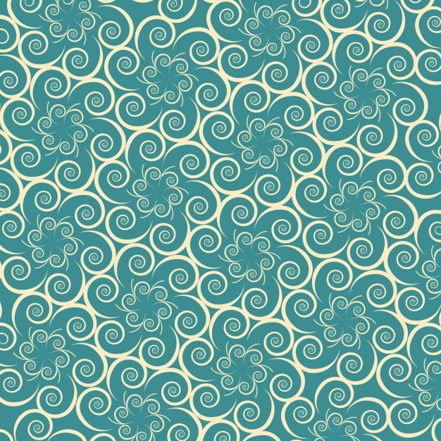 Free vector blue floral background