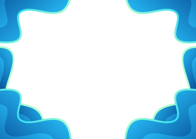 Free vector blue fluid gradient background