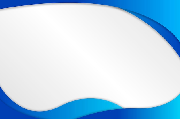 青い流体形状フレーム設計リソース