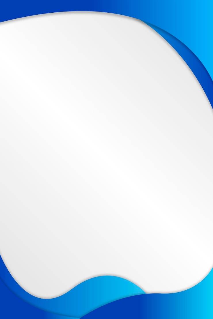 Free Vector blue fluid shape frame design resource