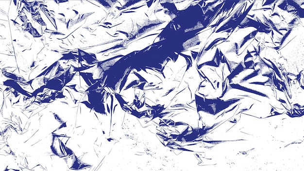 Free Vector blue foil material ink brush background