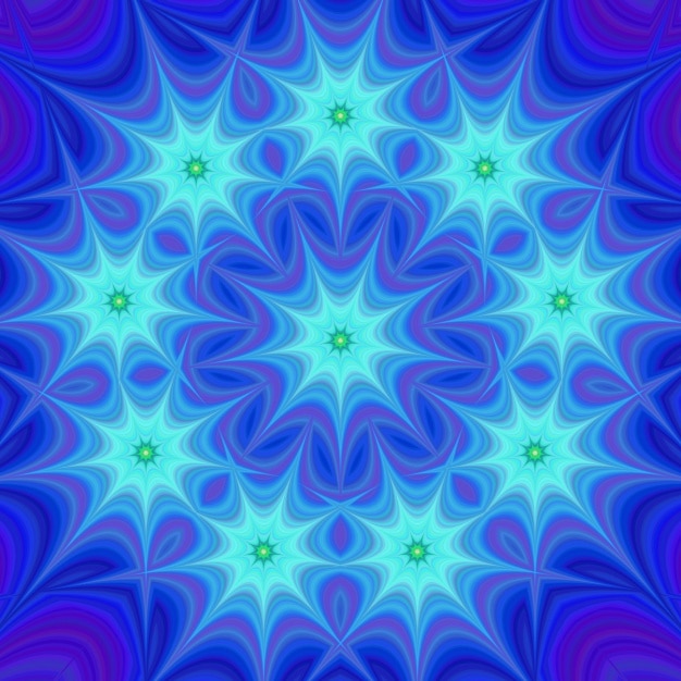 Free Vector blue fractal background