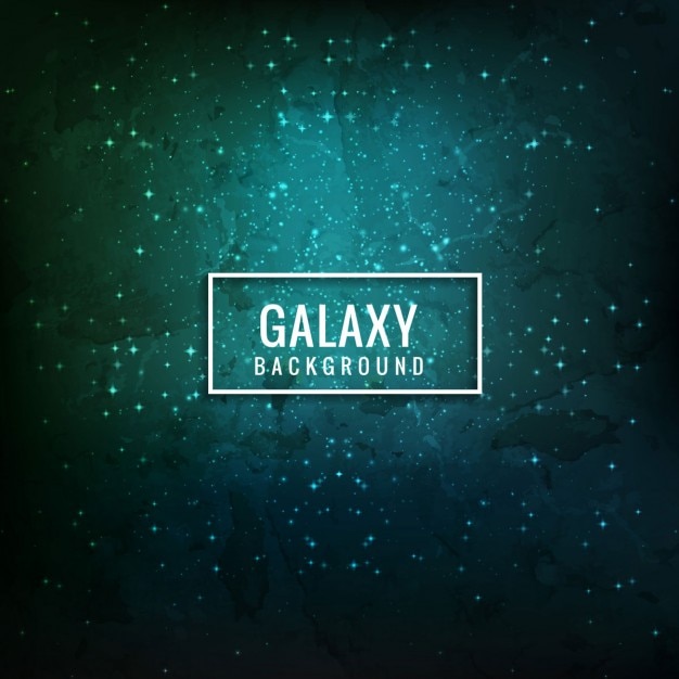 Free vector blue galaxy background