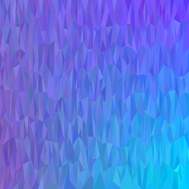 Free vector blue geometric abstract chaotic triangle pattern background - mosaic vector design