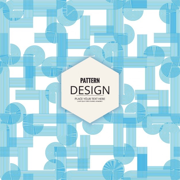Free vector blue geometric background with lines