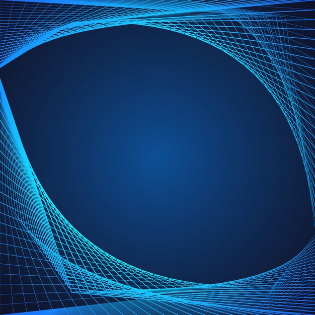 Blue geometric background