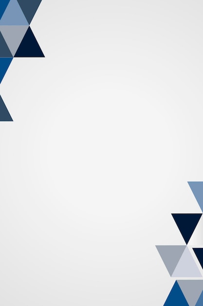 Free vector blue geometric frame vector