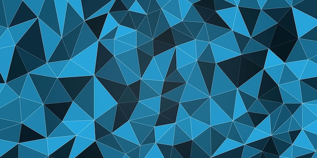 Free vector blue geometric low poly background