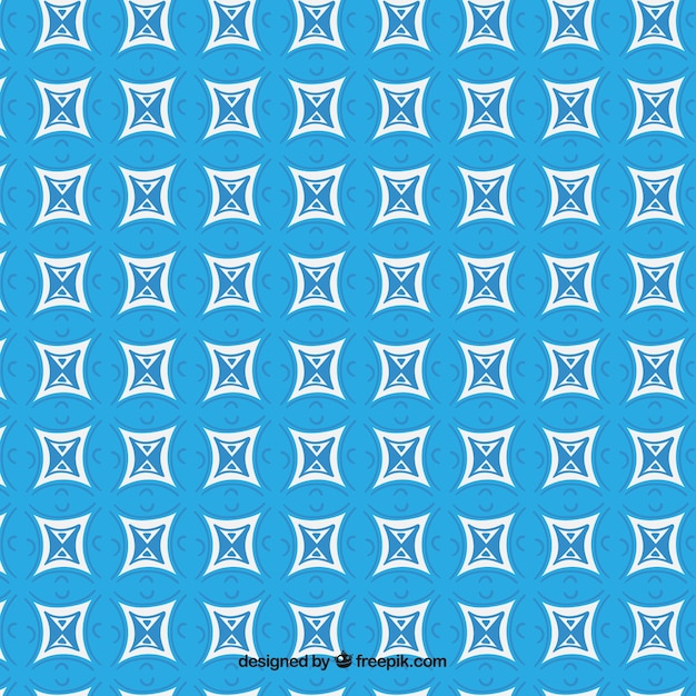 Blue geometric pattern background