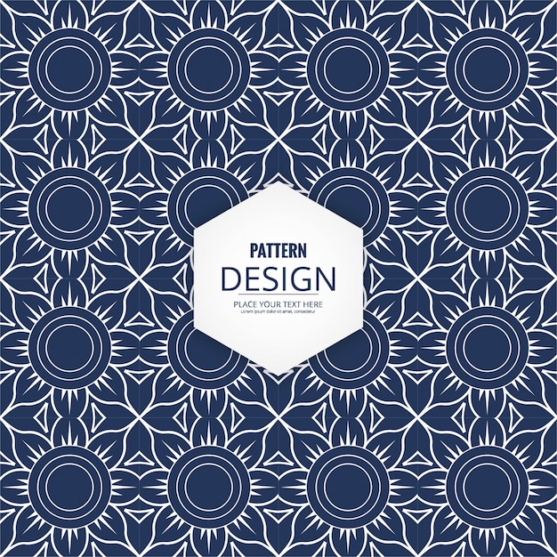 Free vector blue geometric pattern