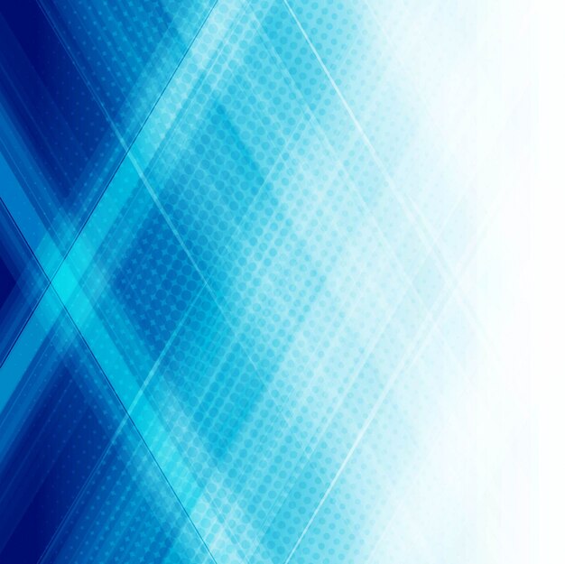 Blue geometric shiny background