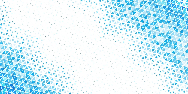 Free vector blue geometric triangular background