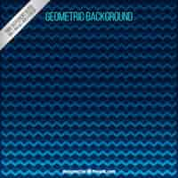 Vettore gratuito blu sfondo geometrico zigzag