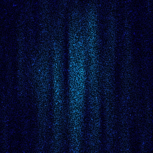 Blue glitters background