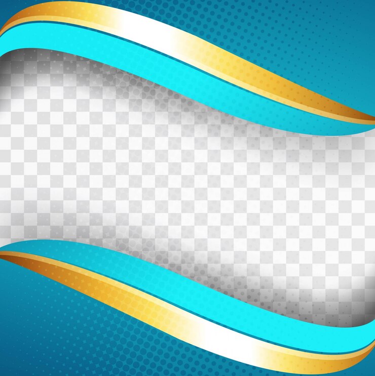 無料Vector 青い波状の背景