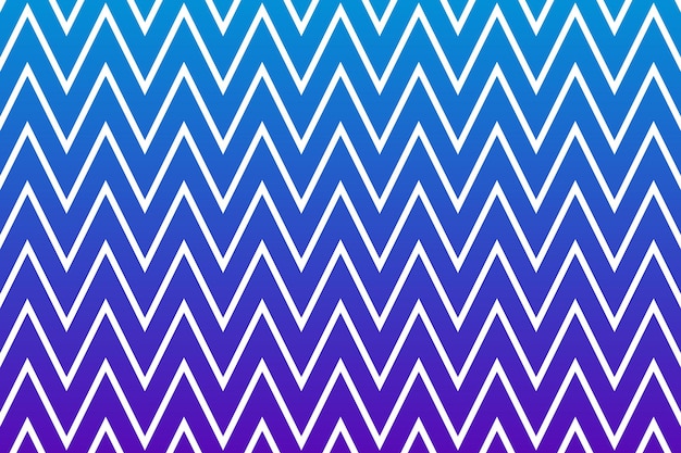 Free vector blue gradient background white zig zag lines