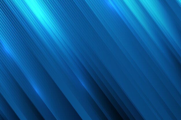 Синий градиент динамических линий фона