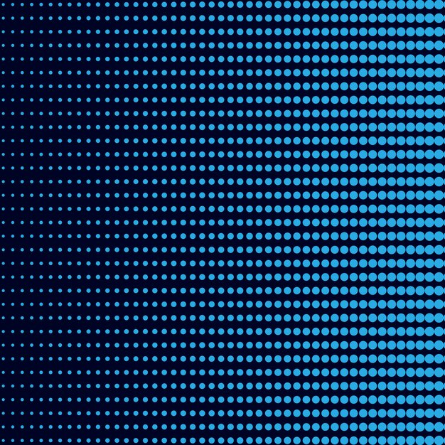 Blue gradient halftone background vector