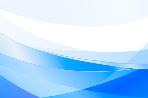 Blue gradient waves background