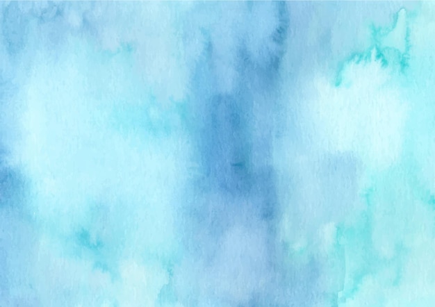Blue green abstract texture background with watercolor