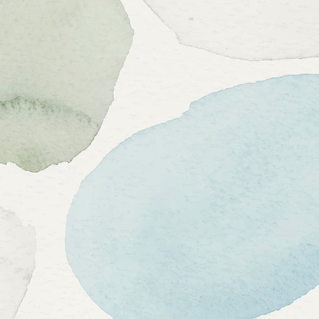 Blue and green watercolor patterned background