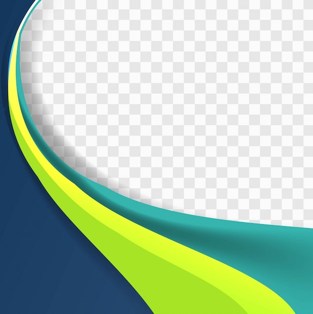 Blue and green wavy background