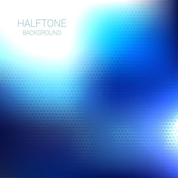 Free vector blue halftone abstract background