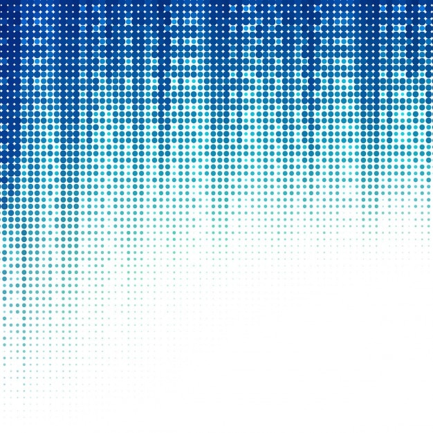 Free vector blue halftone background