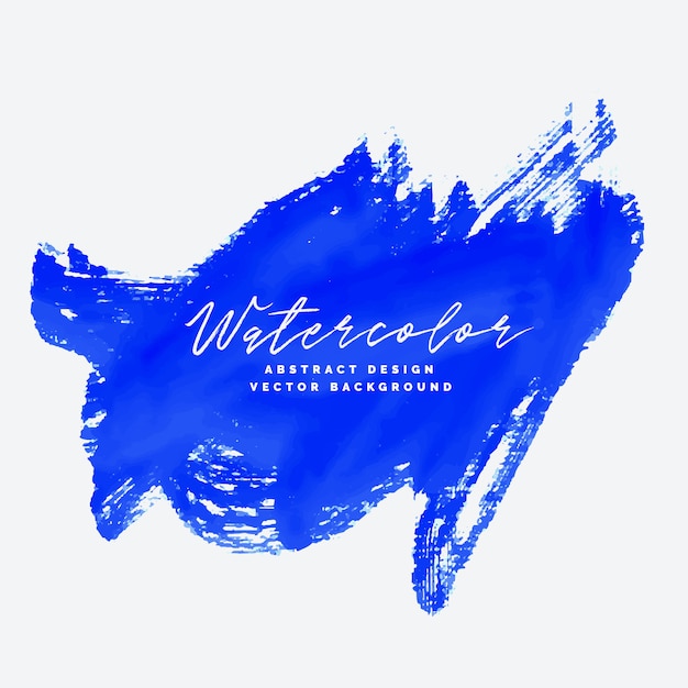 Free vector blue hand painted grunge abstract