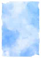 Free vector blue hand painted watercolour background texture