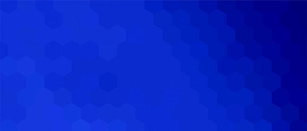Blue hexagonal background 