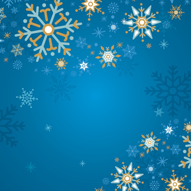 Blue holiday design background vector