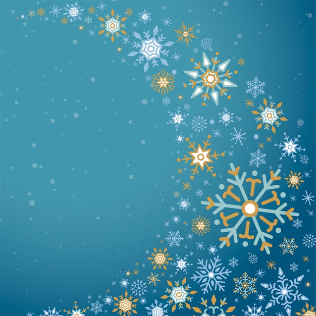 Blue holiday design background vector